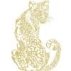 Metallic-Bügeltransfer, Leopard, DIN A4, gold glänzend