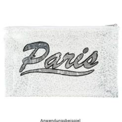 Metallic-Bügeltransfers, Paris, DIN A4, silber glänzend