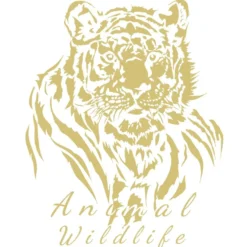 Metallic-Bügeltransfer, Tiger, DIN A4, gold glänzend