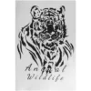 Metallic-Bügeltransfer, Tiger, DIN A4, silber glänzend