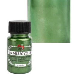 Metallic Color, grasgrün, 50ml