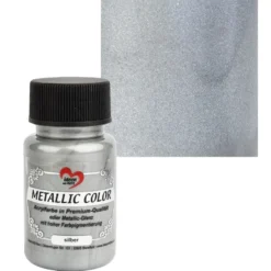 Metallic Color, silber, 50ml