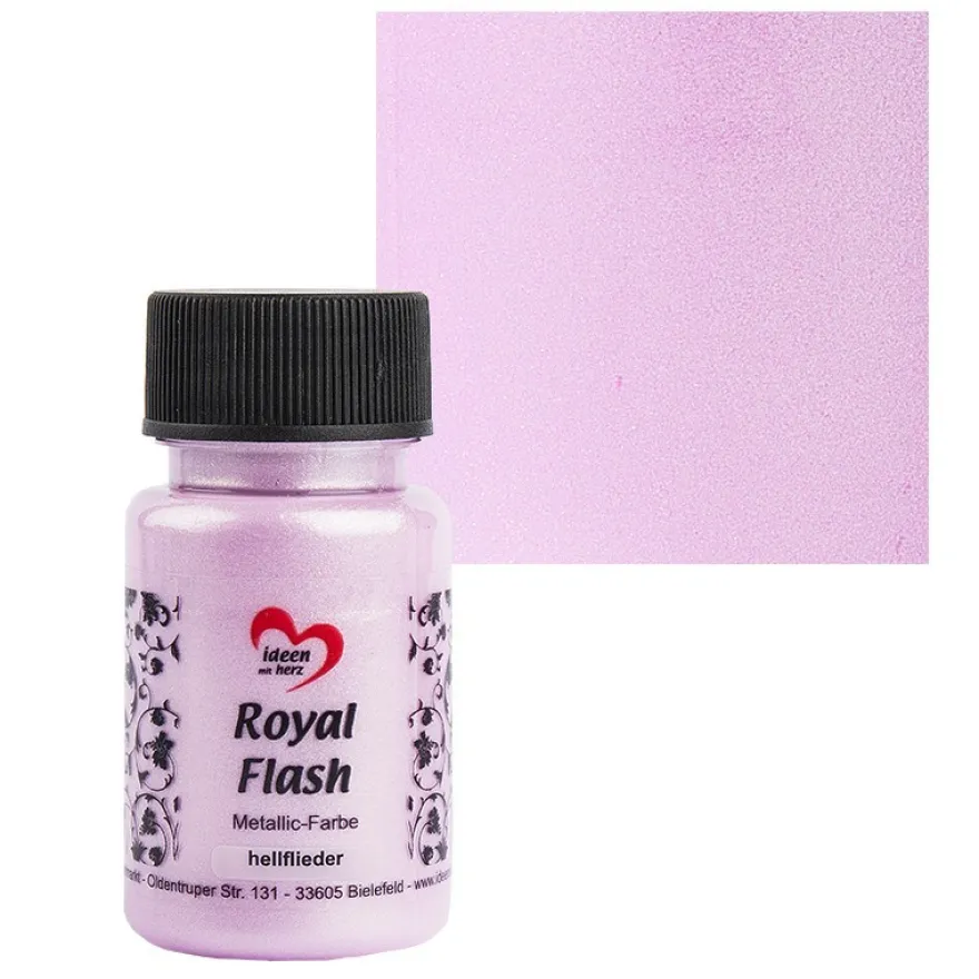 Metallic-Farbe "Royal Flash", hellflieder, 50ml