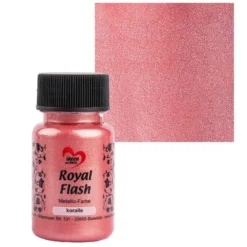 Metallic-Farbe "Royal Flash", koralle, 50ml