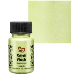 Metallic-Farbe "Royal Flash", maigrün, 50ml