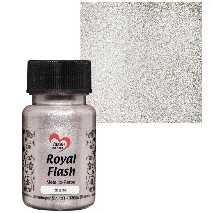 Metallic-Farbe "Royal Flash", taupe, 50ml