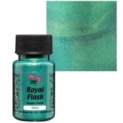 Metallic-Farbe "Royal Flash", türkis, 50ml