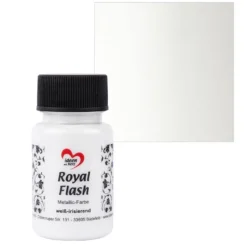 Metallic-Farbe "Royal Flash", weiß-irisierend, 50ml