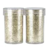 Metallic-Flakes, 2 Dosen mit je 3g, gold