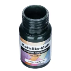 Metallic-Matt, Premium Acrylfarbe, smaragdgrün, 50ml
