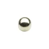 Metallic-Perlen, Ø6 mm, 100 Stück, hellgold