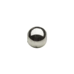 Metallic-Perlen, Ø6 mm, 100 Stück, mocca