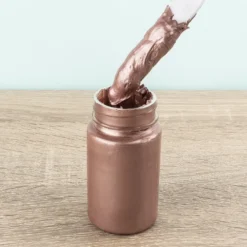 Metallic Relief, Schablonier-Creme, rosé, 90ml