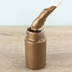 Metallic Relief, Schablonier-Creme, champagner, 90ml