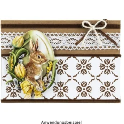 Metallic Relief, Schablonier-Creme, bronze, 90ml