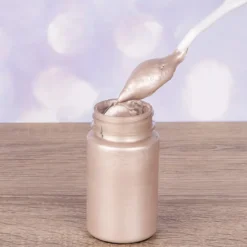 Metallic Relief, Schablonier-Creme, taupe, 90ml