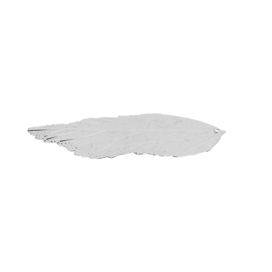 Metall-Ornamente, Blatt 3, 5,5cm x 3,5cm, silber, 10 Stück