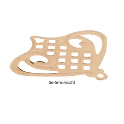 Metall-Ornamente, Design 5, 5,5cm x 5cm, roségold, 12 Stück