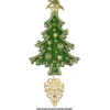 Metall-Ornamente, Design 13, 4,8cm x 3,5cm, hellgold, 10 Stück