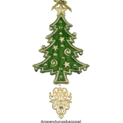 Metall-Ornamente, Design 13, 4,8cm x 3,5cm, hellgold, 10 Stück