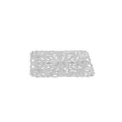 Metall-Ornamente, Design 14, 4,5cm x 4,5cm, silber, 7 Stück