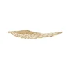 Metall-Ornamente, Design 20, 7,1cm x 2,4cm, hellgold, 13 Stück
