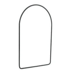 Metallringe, Bogen,19,5cm x 13cm, 3mm stark, schwarz, 3 Stück