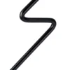 Metallringe in Tannenbaumform, 3mm stark, 15,5cm x 14,7cm, schwarz, 2 Stück