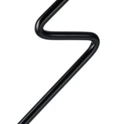 Metallringe in Tannenbaumform, 3mm stark, 15,5cm x 14,7cm, schwarz, 2 Stück