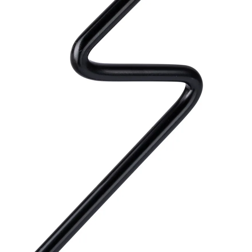 Metallringe in Tannenbaumform, 3mm stark, 15,5cm x 14,7cm, schwarz, 2 Stück