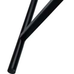 Metall-Tisch, Design 2, Ø53cm, 38cm hoch, schwarz