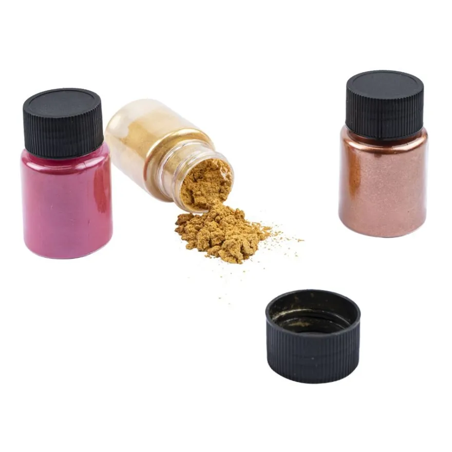 Mica-Pulver, Pigmente mit Perlmutt-Effekt, je 10g, 10 Stück