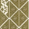 Microglitter-Sticker Eckornamente "Blätter", gold