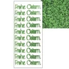 Microglitter-Sticker, Frohe Ostern 1, grün