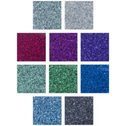 Microglitter-Sticker, Linien, kühle Farben, 2mm breit, 21cm lang, 10 Bogen