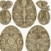 Microglitter-Sticker, Ostereier