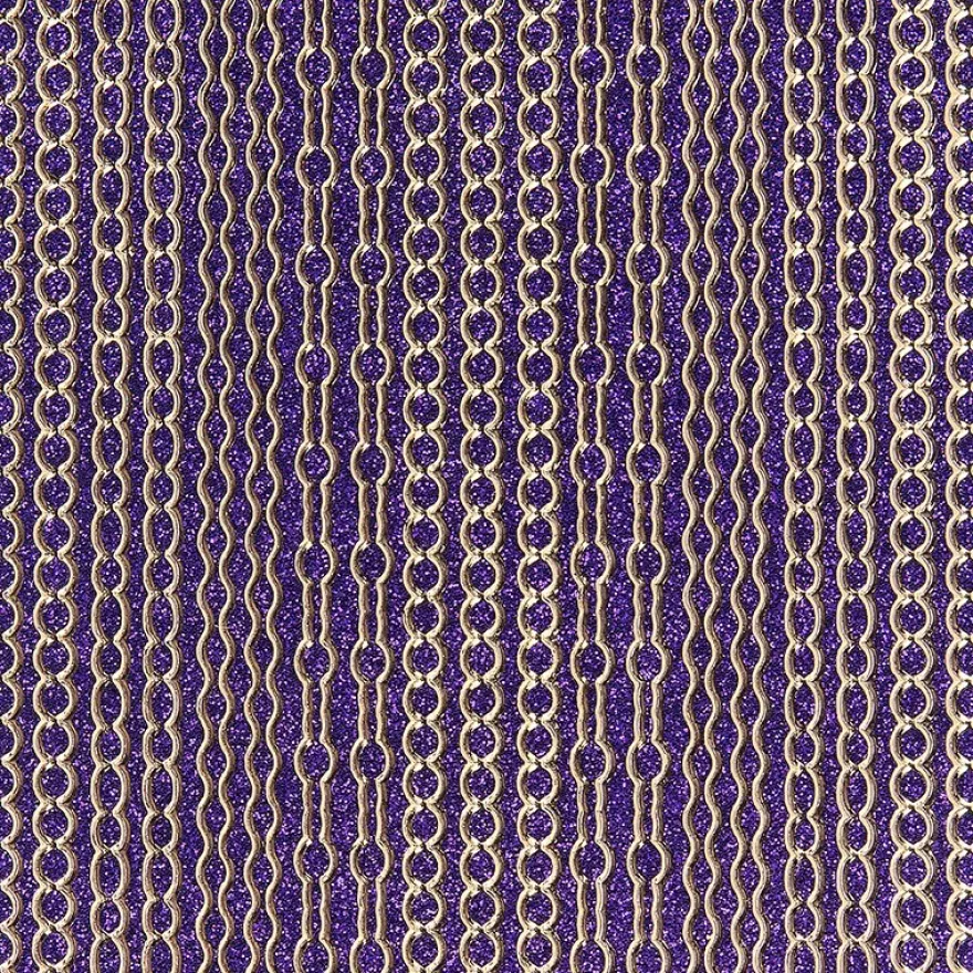 Microglitter-Sticker, Perlen-Bordüren, 3mm, violett