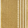 Microglitter-Sticker, Perlen-Bordüren, 3mm, gold