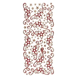 Microglitter-Sticker, Sterne, verschiedenen Designs & Farben, 12 Bogen