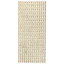 Microglitter-Sticker, Sternen-Bordüre, gold