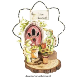 Miniatur-Blumentöpfe, 2 verschiedene Größen, 3 Stück
