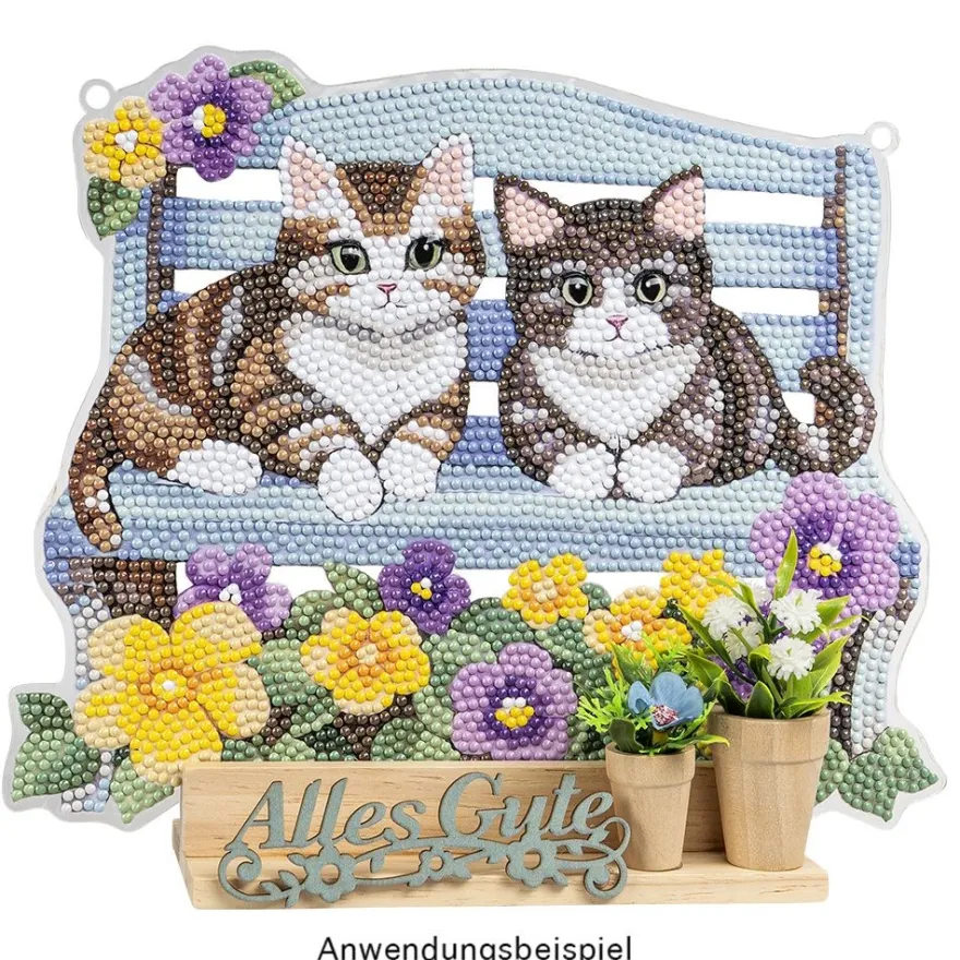 Miniatur-Blumentöpfe, 2 verschiedene Größen, 6 Stück