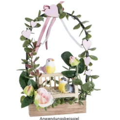 Miniatur-Holzbänke, 10cm x 4,4cm x 7,5cm, 2 Stück