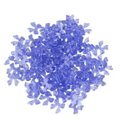 Miniatur-Schmuckstein-Schleifen, transparent, 0,9cm x 1cm x 0,2cm, violett, 100 Stück