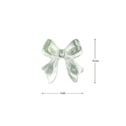 Miniatur-Schmuckstein-Schleifen, transparent, 0,9cm x 1cm x 0,2cm, grün, 100 Stück