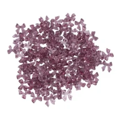 Miniatur-Schmuckstein-Schleifen, transparent, 0,9cm x 1cm x 0,2cm, beere, 100 Stück