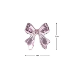 Miniatur-Schmuckstein-Schleifen, transparent, 0,9cm x 1cm x 0,2cm, beere, 100 Stück