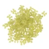 Miniatur-Schmuckstein-Schleifen, transparent, 0,9cm x 1cm x 0,2cm, apfelgrün, 100 Stück