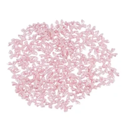 Miniatur-Schmuckstein-Schleifen, perlmutt, 0,9cm x 1cm x 0,2cm, rosa, 100 Stück