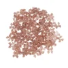 Miniatur-Schmuckstein-Schleifen, transparent, 0,9cm x 1cm x 0,2cm, rosenholz, 100 Stück